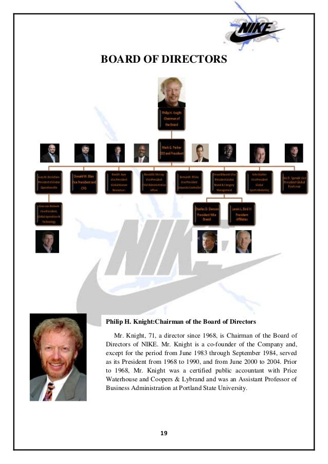 Nike strategic management