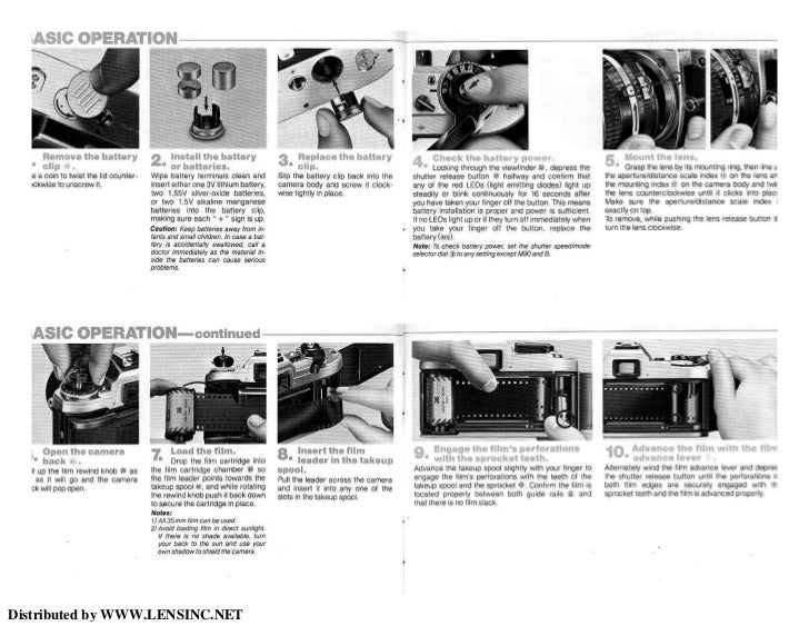 Nikon FG manual