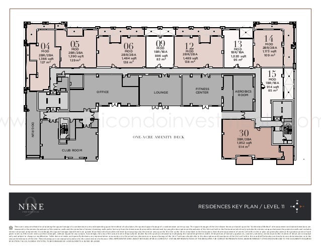 nine at mary brickell village floor plans and site plan 1 638