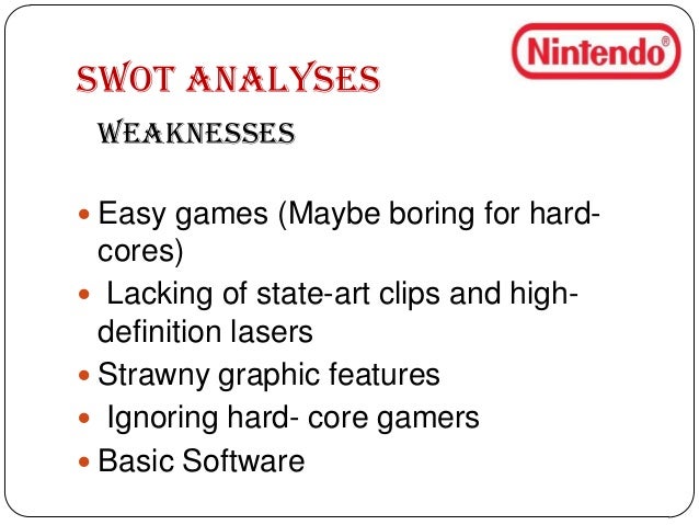 nintendo case analysis This case was prepared by sangbeom kim, ian lamont nintendo’s “revolution” sangbeom kim, ian lamont, hiroshi ogasawara, mansoo park. nintendo case analysis This case was prepared by sangbeom kim, ian lamont nintendo’s “revolution” sangbeom kim, ian lamont, hiroshi ogasawara, mansoo park.