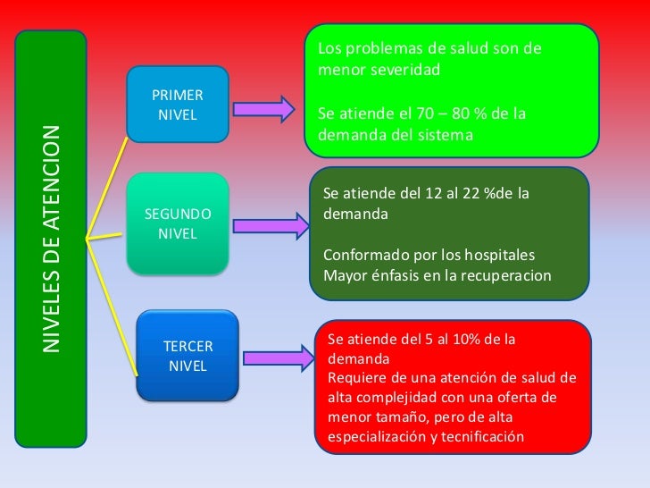 Niveles de atencion 2012