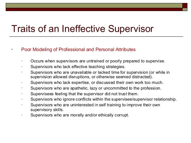 lpc core issues in effective clinical supervision traits of a good supervisor