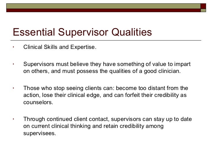 What makes a good supervisor? 10 qualities of a good 