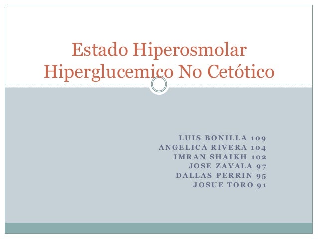 Nkhos, estado hiperosmolar no cetonico, HSNK, hiperosmolar Nkhos, estado hiperosmolar no cetonico, HSNK, hiperosmolar