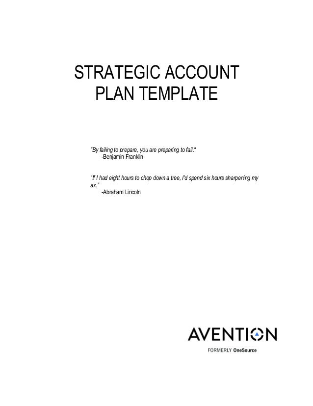 strategy plan outline