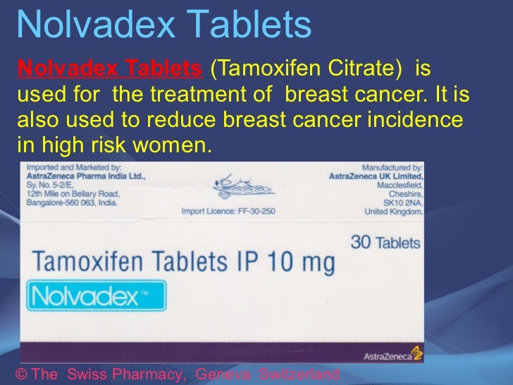 10mg tamoxifen breast cancer