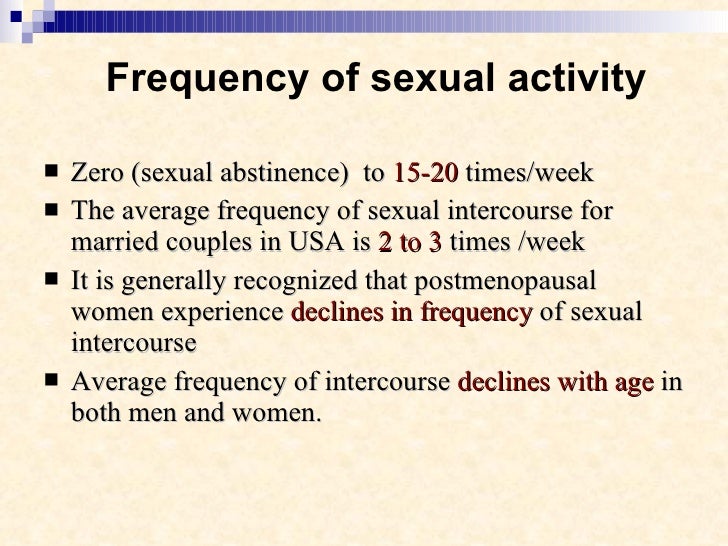 Normal Frequency Of Masturbation 112