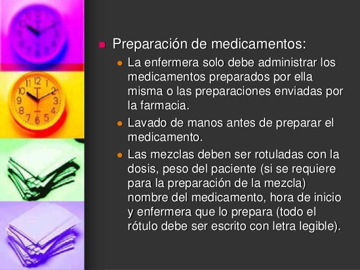 Normas Generales Para La AdministracióN De Medicamentos