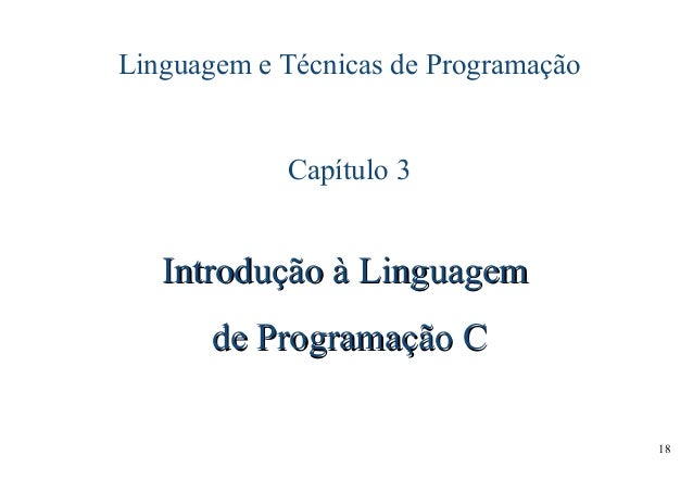 Curso de linguagem de programacao