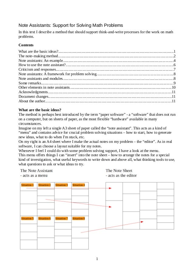 General Problem Solving Strategies