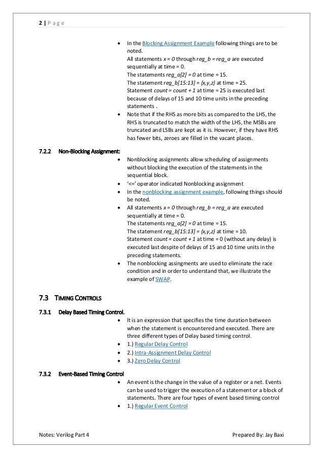 Delay assignment in verilog image