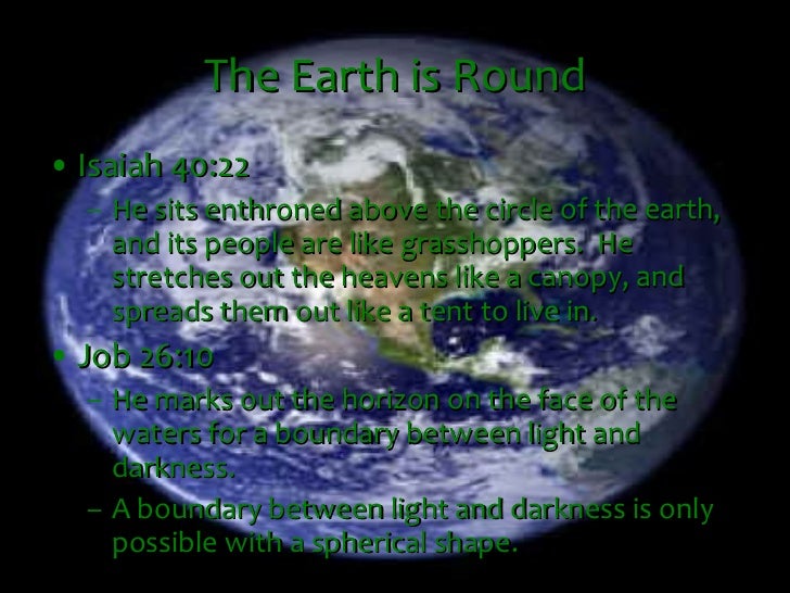does the bible say the earth is flat or round does the bible say the earth is flat or round