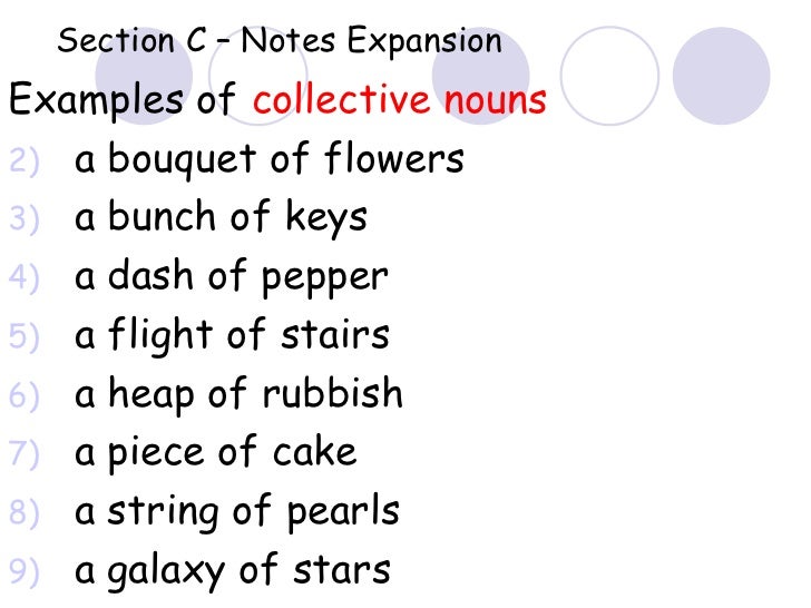 Notes expansion