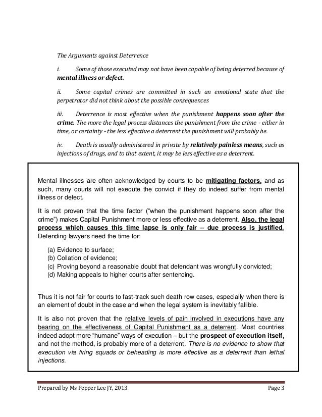 Death penalty should be banned essay