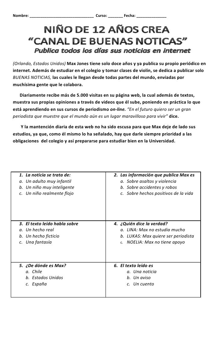 LECTURA NOTICIAS lectura noticias: