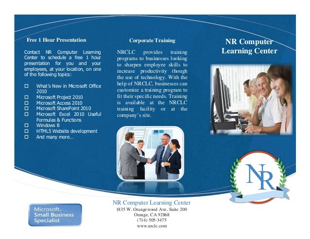 brochure microsoft