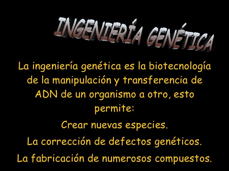 Ingeniería genética