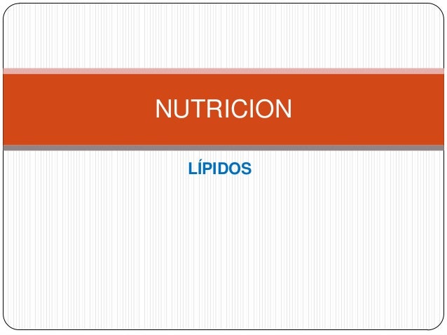 LIPIDOS NUTRICION lipidos nutricion: