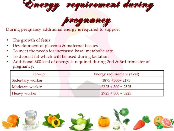 Nutrition during pregnancy and lactation