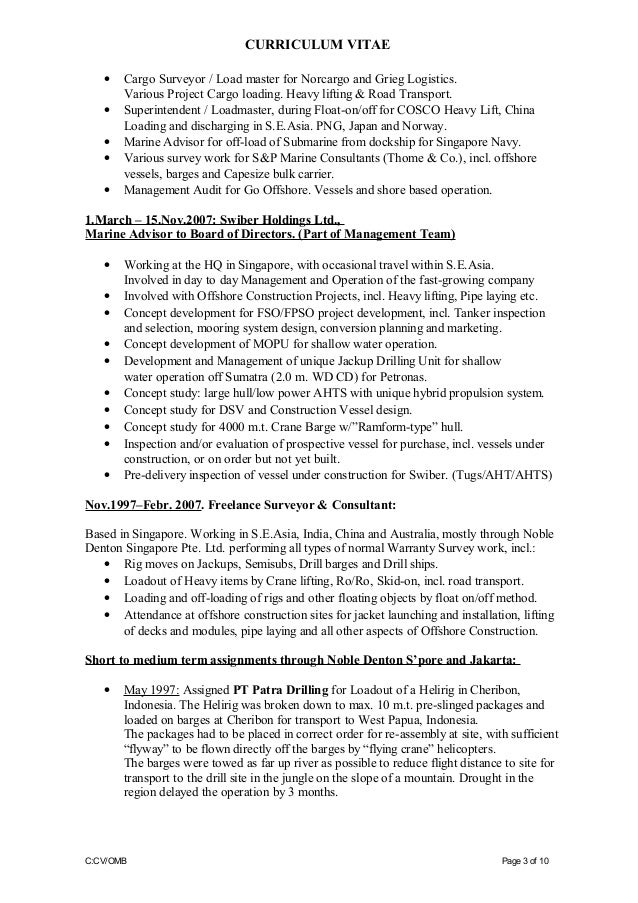 Dnv surveyor resume