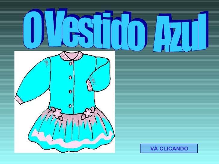 vestido azul