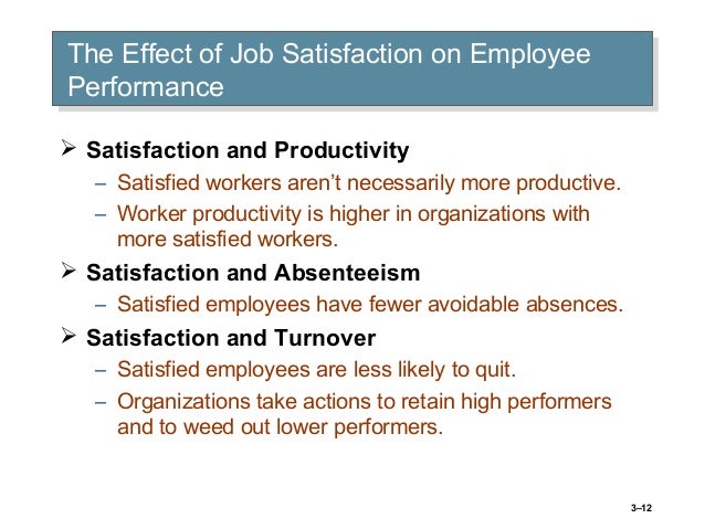 Similarities and differences between job satisfaction and other job attitudes