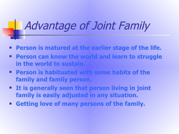 Essay nuclear family advantages