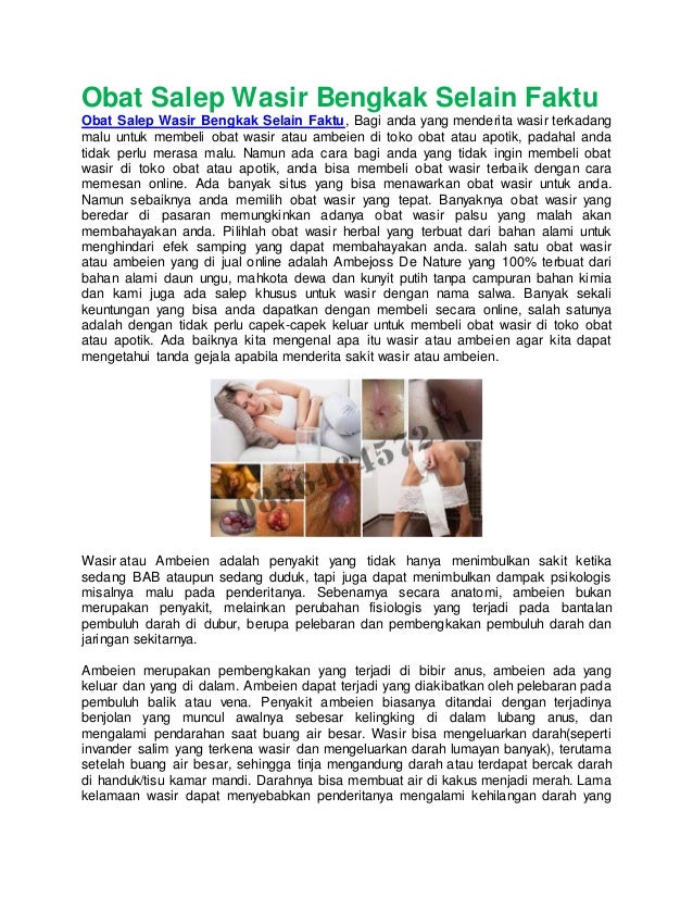 obat salep wasir bengkak selain faktu obat salep wasir bengkak selain faktu