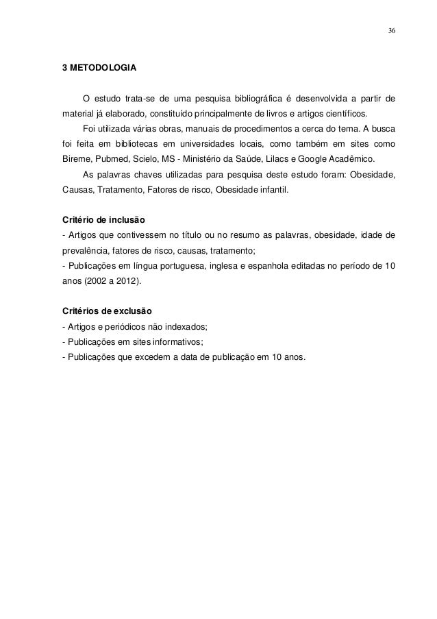 Artigos cientificos obesidade