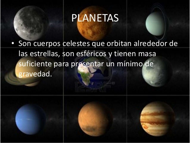 Objetos astronomicos y cuerpos celestes