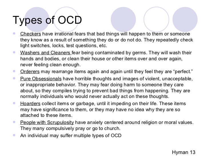 Childhood ocd case study