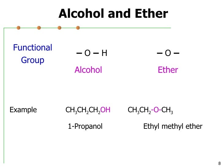 oc 02 functional groups handout alcohol group