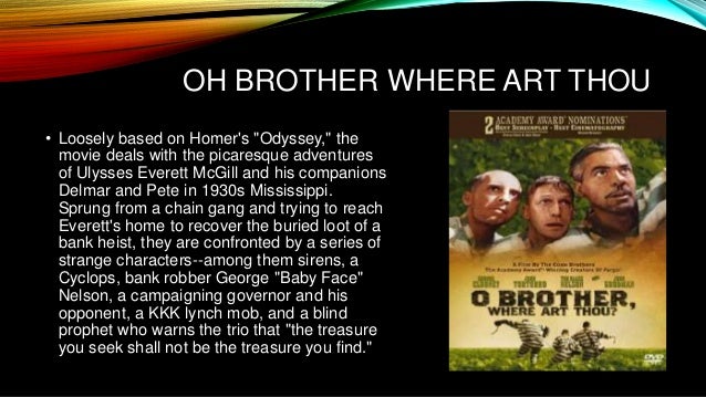 odysseus and o brother where art odysseus and o brother where art