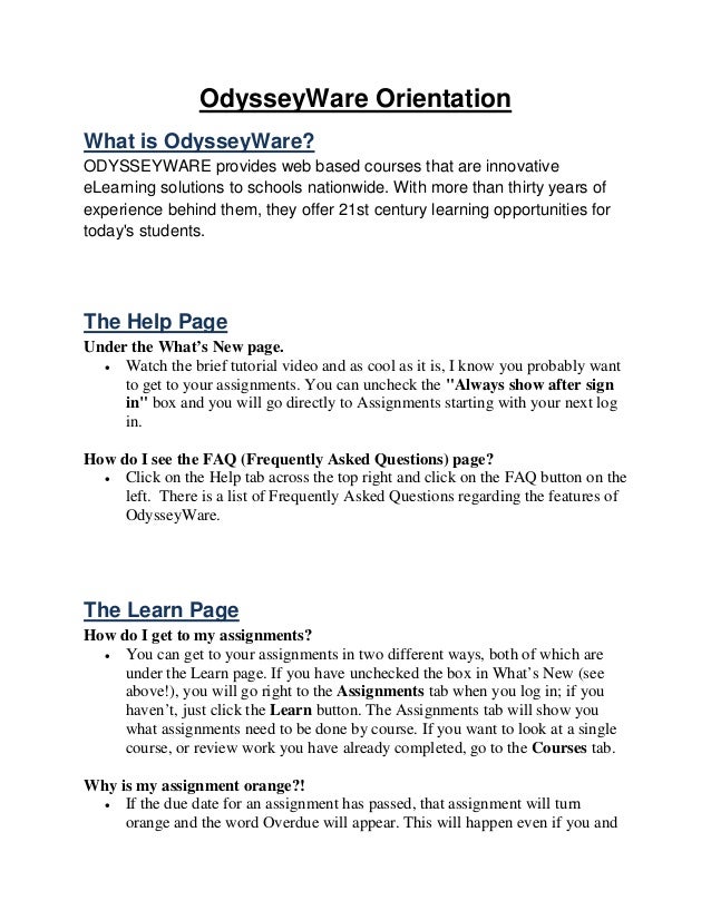 How to cheat on odysseyware picture