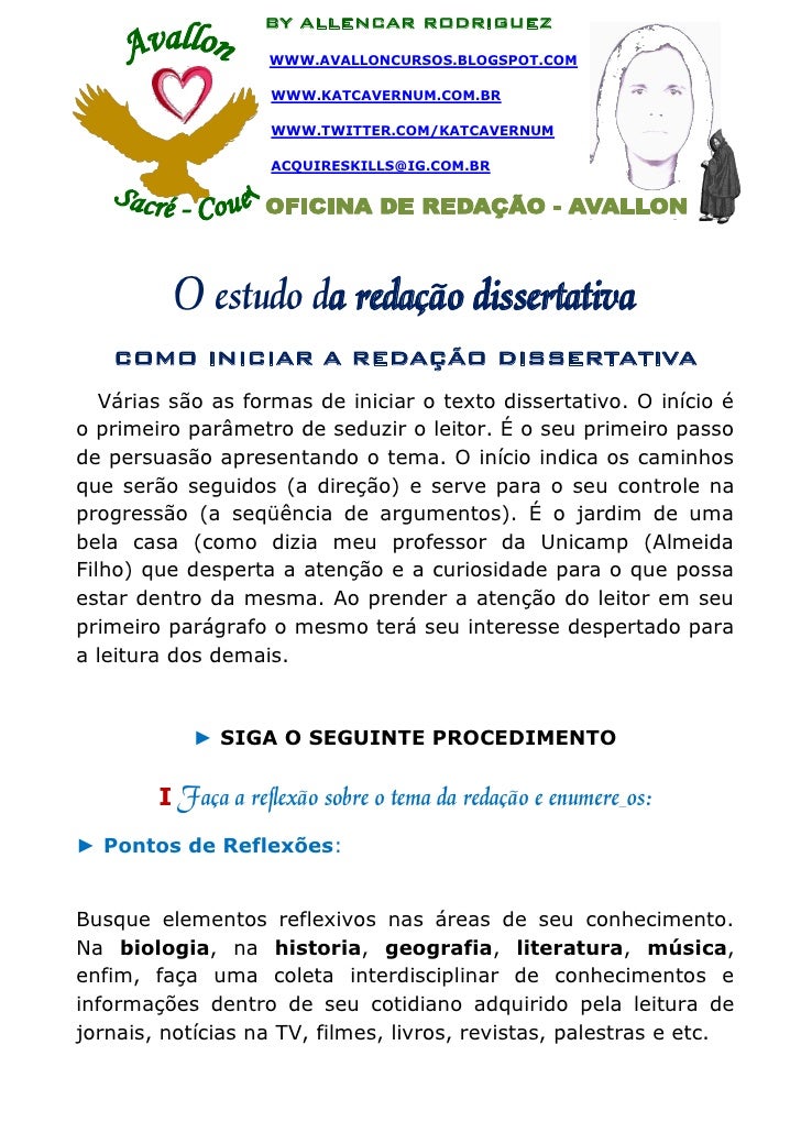 Como começar um texto dissertativo argumentativo exemplos Como começar um texto dissertativo argumentativo exemplos