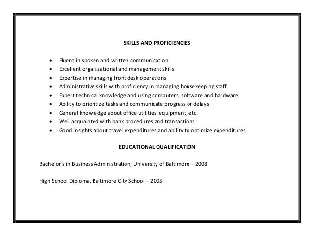 Office assistant resume sample pdf