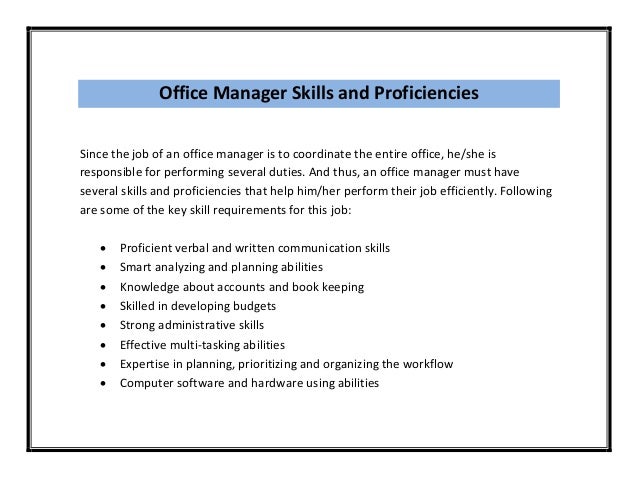 sample facilities management resume