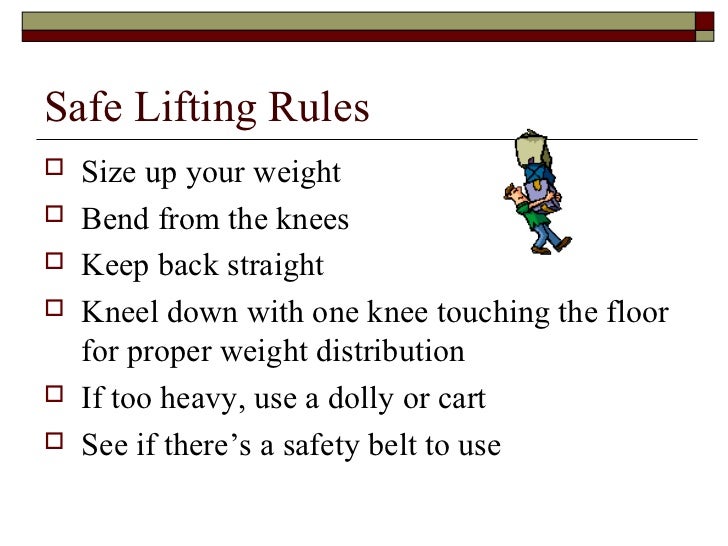 Office safety with visual exam at end