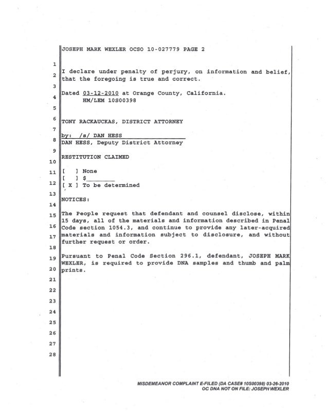 declaration perjury form court under