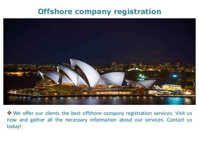Offshore forex company registration