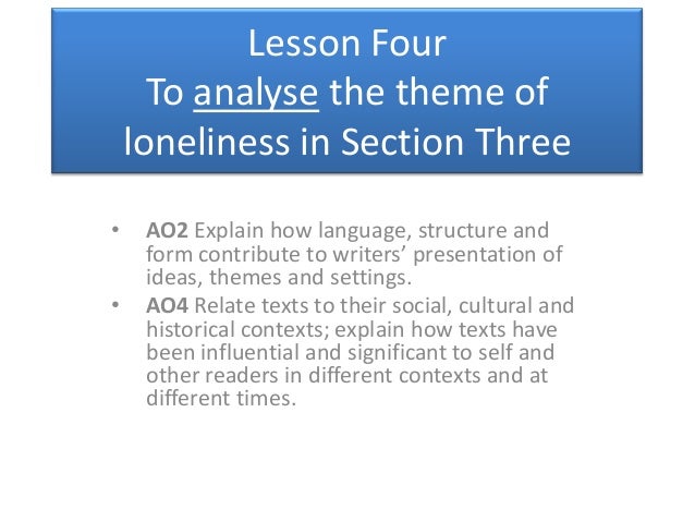 how significant is the theme of loneliness in of mice and men essay Critical context evaluation of mice and men essay steinbeck's skill as he intertwines the underlying themes of loneliness and friendship is evident as he gives each of his characters a certain amount of dignity of mice and men does not have a political agenda. how significant is the theme of loneliness in of mice and men essay Critical context evaluation of mice and men essay steinbeck's skill as he intertwines the underlying themes of loneliness and friendship is evident as he gives each of his characters a certain amount of dignity of mice and men does not have a political agenda.