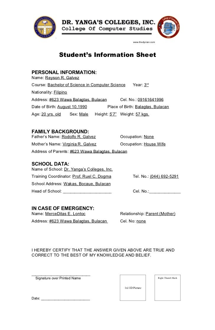 format of application letter for ojt