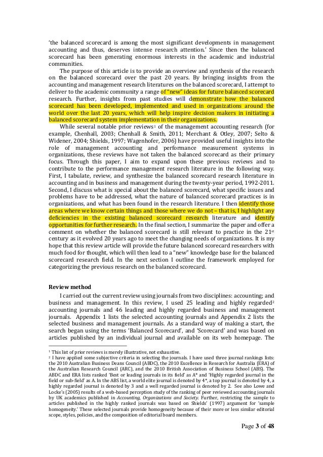 The adoption of strategic management accounting - CIMA