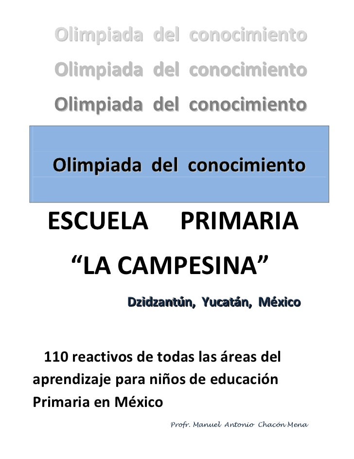 Ejemplo De Examen De Olimpiada De Conocimiento Para Primer | olimpiada del conocimiento 6 176 grado Ejemplo De Examen De Olimpiada De Conocimiento Para Primer | olimpiada del conocimiento 6 176 grado