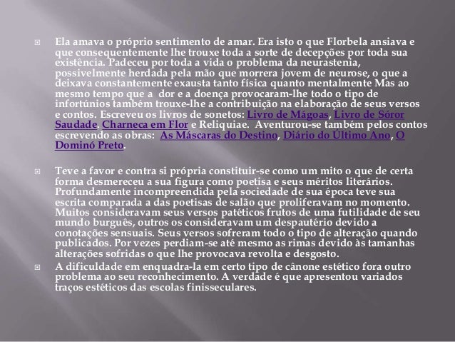 Florbela Espanca caracteristicas literarias Florbela Espanca caracteristicas literarias