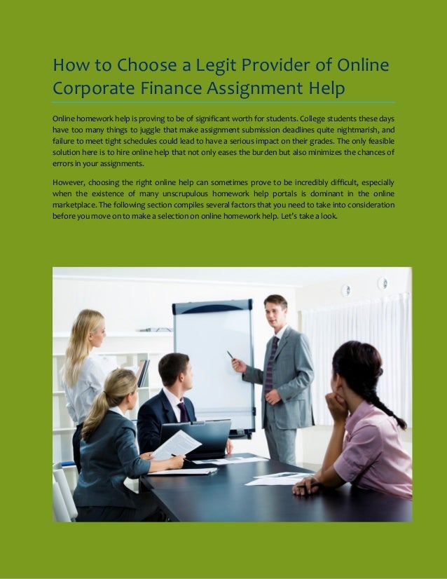 Corporate finance essay questions