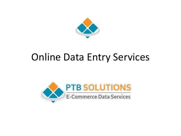 Online data entry