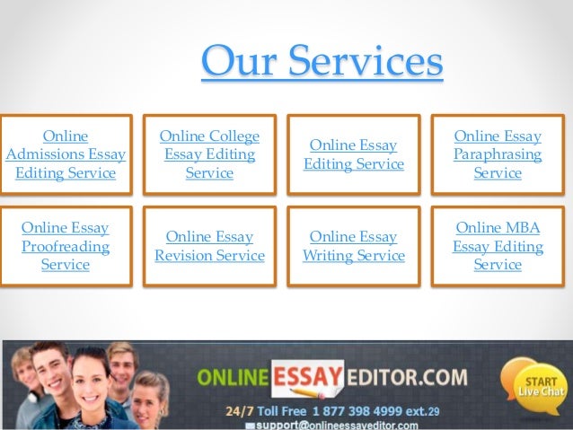 College Essay Editing Service