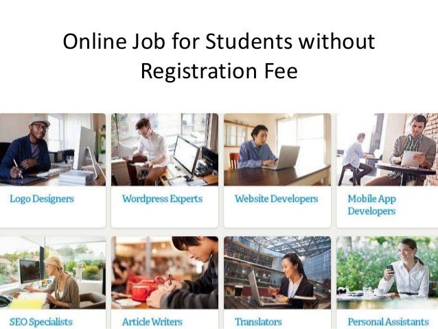 Online Job for Students Without Registration Fee