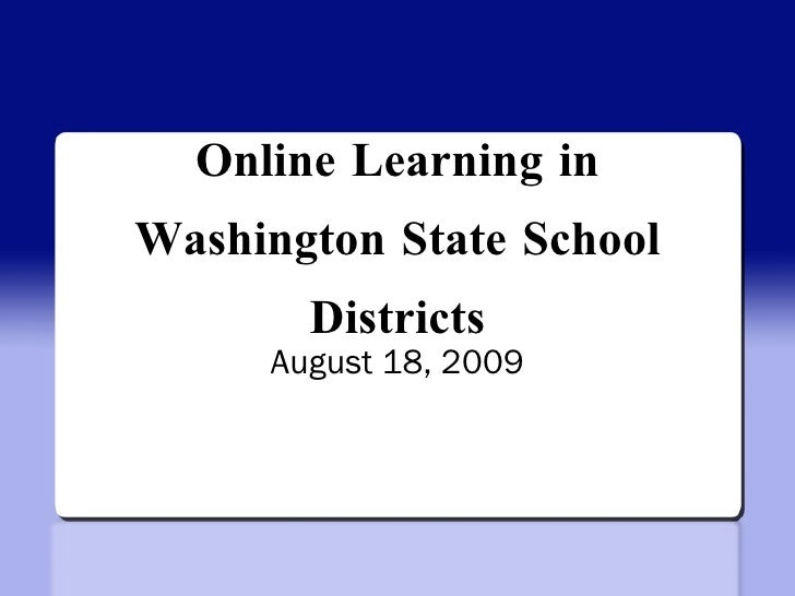 Online school options in washington state